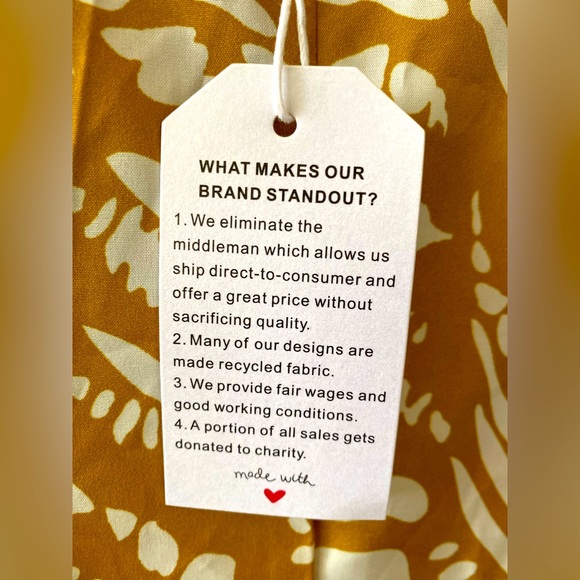 MADE WITH ❤️ SPAGHETTI STRAP LIGHTWEIGHT FLOWY MAXI DRESS SIZE LARGE 🌟NWT🌟 - Picture 9 of 12